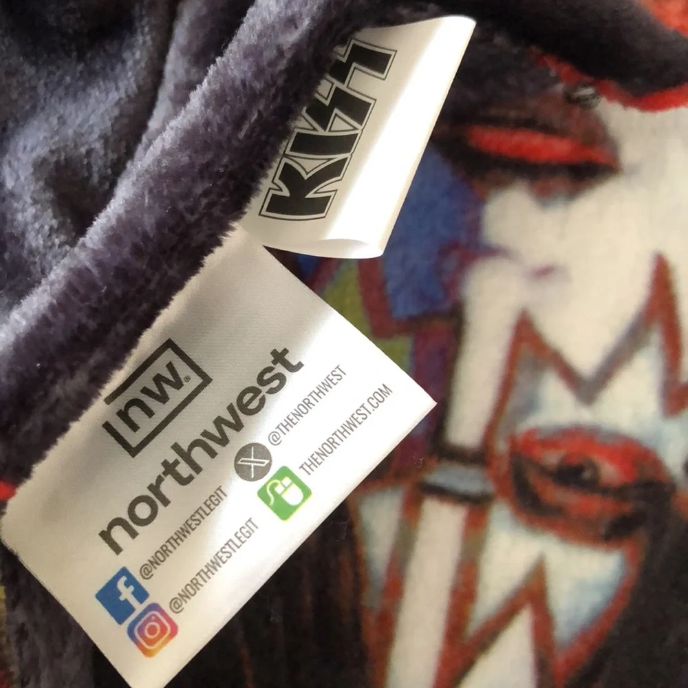 KISS Throw Blanket